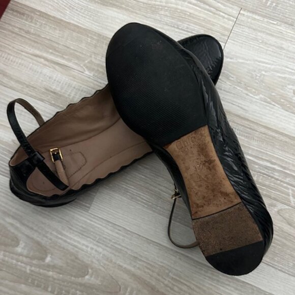 'Laurent' Ankle Strap Flat By Chloé - Picture 5 of 6